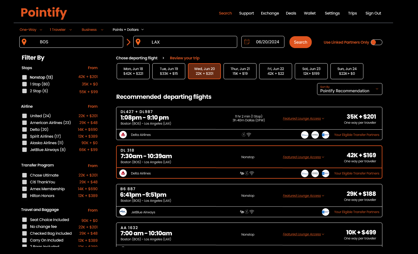 Pointify Web Dashboard